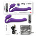 Безремневой страпон с вибрацией Strap-On-Me Vibrating Violet M диаметр 3,3см, пульт ДУ, регулируемый - Фото №6