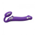 Безремінний страпон з вібрацією Strap-On-Me Vibrating Violet L, діам. 3,7 см, пульт ДК, регульований - Фото №4