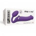 Безремінний страпон з вібрацією Strap-On-Me Vibrating Violet L, діам. 3,7 см, пульт ДК, регульований - Фото №5