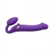 Безремінний страпон з вібрацією Strap-On-Me Vibrating Violet L, діам. 3,7 см, пульт ДК, регульований - Фото №6