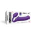 Безремневой страпон с вибрацией Strap-On-Me Vibrating Violet XL, диам. 4,5см, пульт ДУ, регулируемый - Фото №7
