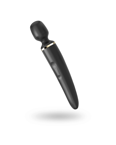 Вібромасажер Satisfyer Wand-er Woman (Black/Gold), водонепроникний, потужний, розмір XXL - Фото №2