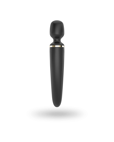 Вібромасажер Satisfyer Wand-er Woman (Black/Gold), водонепроникний, потужний, розмір XXL - Фото №4