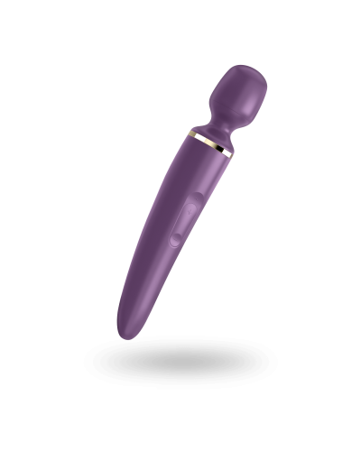 Вібромасажер Satisfyer Wand-er Woman (Purple/Gold) водонепроникний, потужний, розмір XXL - Фото №1