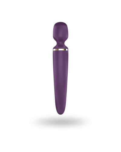 Вібромасажер Satisfyer Wand-er Woman (Purple/Gold) водонепроникний, потужний, розмір XXL - Фото №4