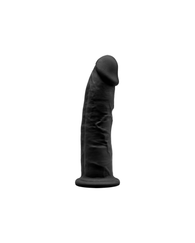 Фалоімітатор SilexD Robby Black (MODEL 2 size 6in), двошаровий, силікон + Silexpan, діаметр 3,5см - Фото №1