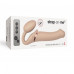 Безремінний страпон з вібрацією Strap-On-Me Vibrating Flesh L, діаметр 3,7 см, пульт ДК, регульовани - Фото №5