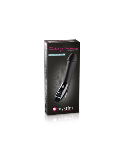 Вібратор з електростимуляцією Mystim Tickling Truman eStim Black, міостимулятор - Фото №12