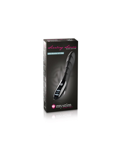 Вибратор с электростимуляцией Mystim Sizzling Simon eStim Black, миостимулятор - Фото №12