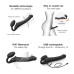 Безремінний страпон з вібрацією Strap-On-Me Vibrating Black L, діаметр 3,7см, пульт ДК, регульований - Фото №3