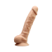 Фалоімітатор SilexD Vetus Flesh (MODEL 1 size 8in), двошаровий, силікон + Silexpan, діаметр 4,2см - Фото №1