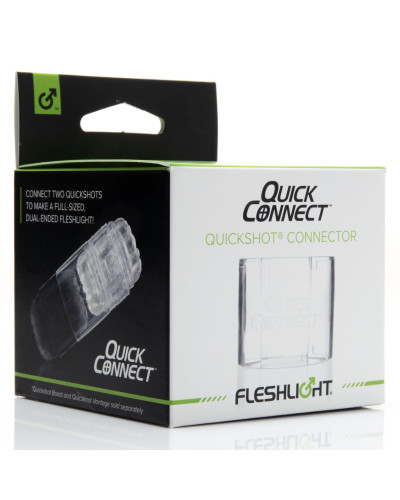 Адаптер Fleshlight Quickshot Quick Connect для соединения двух Квикшотов в одну игрушку - Фото №3