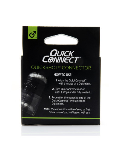Адаптер Fleshlight Quickshot Quick Connect для соединения двух Квикшотов в одну игрушку - Фото №4