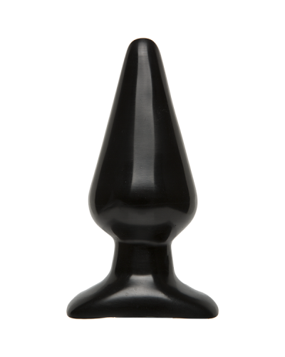 Анальна пробка Doc Johnson Smooth Classic Large - Black, макс. діаметр 5,7 см - Фото №1