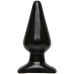Анальна пробка Doc Johnson Smooth Classic Large - Black, макс. діаметр 5,7 см - Фото №1