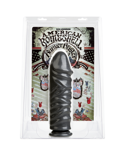 Фалоімітатор для фістингу Doc Johnson American Bombshell Bunker Buster Gun Metal, діаметр 8,1 см - Фото №2