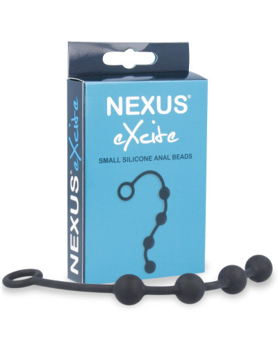 Анальні кульки Nexus Excite Small Anal Beads, силікон, макс. діаметр 2 см - Фото №3