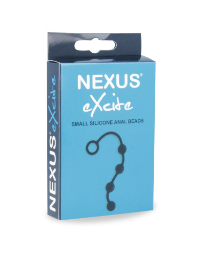 Анальні кульки Nexus Excite Small Anal Beads, силікон, макс. діаметр 2 см - Фото №4