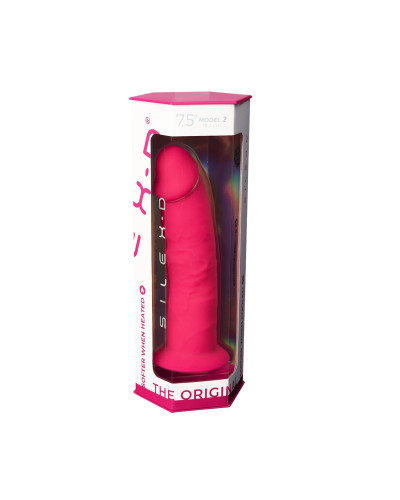 Фаллоимитатор SilexD Henry Pink (MODEL 2 size 7.5in), двухслойный, силикон+Silexpan, диаметр 4,8см - Фото №6
