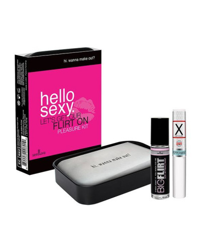 Подарунковий набір для флірту Sensuva Hello Sexy (стимулювальний бальзам для губ та феромони) - Фото №1