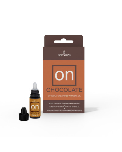 Збуджувальні краплі для клітора Sensuva ON Arousal Oil for Her Chocolate (5 мл) зі смаком шоколаду - Фото №1