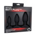 Набір анальних пробок Nexus Butt Plug Trio, макс. діаметр 3–4–5 см - Фото №2
