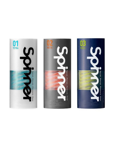 Мастурбатор Tenga Spinner 02 Hexa с упругой стимулирующей спиралью внутри, стандартная спираль - Фото №7