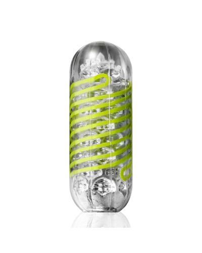 Мастурбатор Tenga Spinner 03 Shell с упругой стимулирующей спиралью внутри - Фото №1