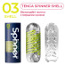 Мастурбатор Tenga Spinner 03 Shell с упругой стимулирующей спиралью внутри - Фото №4