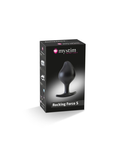 Силіконова анальна пробка Mystim Rocking Force S для електростимулятора, діаметр 3,7 см - Фото №7