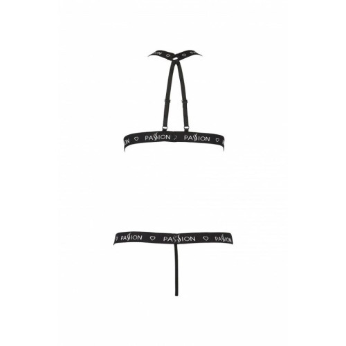 Напівпрозоре боді з вирізами Passion Exclusive Mirajane Body black XXL/XXXL, black