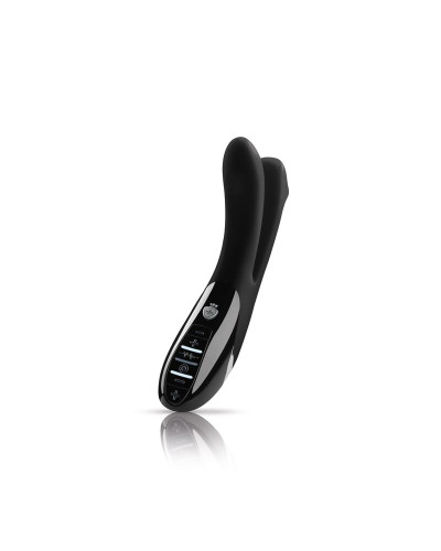 Вибратор двойной с электростимуляцией Mystim Tingling Aparte eStim Black, миостимулятор - Фото №1