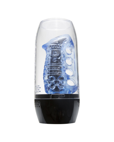Мастурбатор Fleshlight Fleshskins Grip Blue Ice, надежная фиксация на руке, отлично для пар и минета - Фото №4