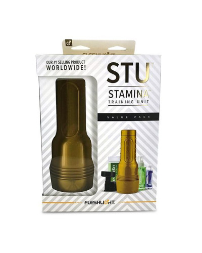 Мастурбатор Fleshlight STU Value Pack: присоска, смазка, чистящее и восстанавливающее - Фото №2