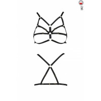 Бюстгальтер-стрепы Passion Exclusive ARMANDA BRA XXL/XXXL, black