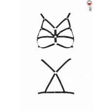 Бюстгальтер-стрепы Passion Exclusive ARMANDA BRA XXL/XXXL, black