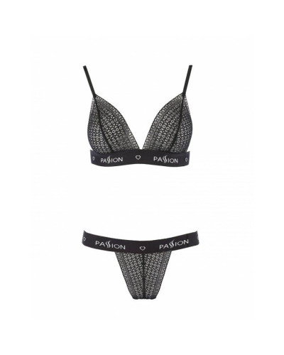 Комплект білизни Passion Exclusive GLAMISS SET S/M, black - Фото №3
