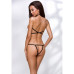 Портупея-боди из стреп Passion Exclusive IVENA L/XL, black - Фото №4