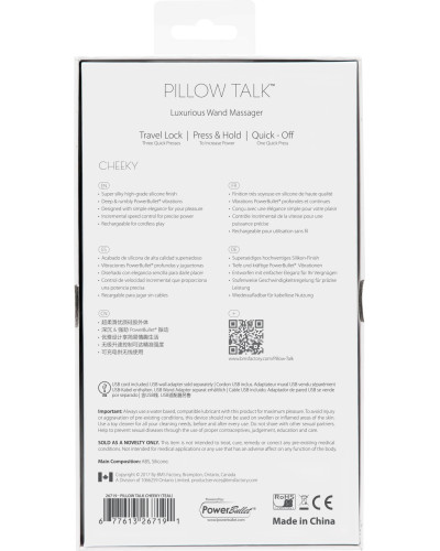 Розкішний вібромасажер PILLOW TALK - Cheeky Teal з кристалом Swarovsky, плавне підвищення потужності - Фото №8