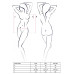 Розпродаж!!! Відвертий боді з елементами стреп JADE BODY black L/XL - Passion Exclusive - Фото №5