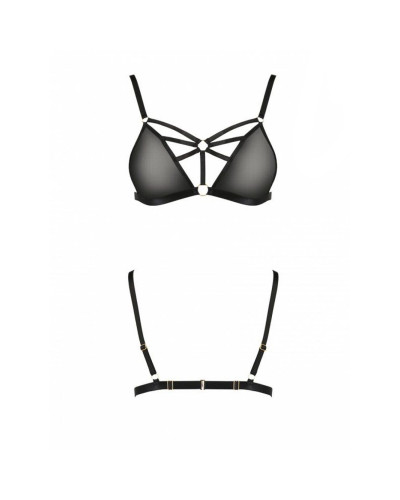 Бюстгальтер-стрепи Passion Exclusive MEGGY BRA L/XL, black - Фото №5