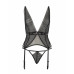 Полупрозрачный корсет Passion Exclusive MIRAJANE CORSET L/XL, black - Фото №5