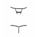 Трусики-стрепи Passion Exclusive SHELLY THONG S/M, black - Фото №5