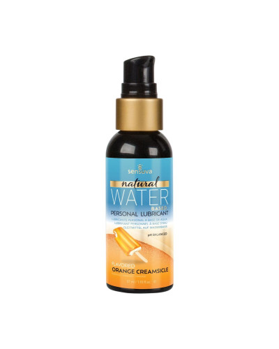 Смазка на водной основе Sensuva Natural WaterBased Orange Creamsicle 57 мл без глицерина и парабенов - Фото №1