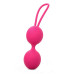Вагинальные шарики Dorcel Dual Balls Magenta, диаметр 3,6см, вес 55гр - Фото №1