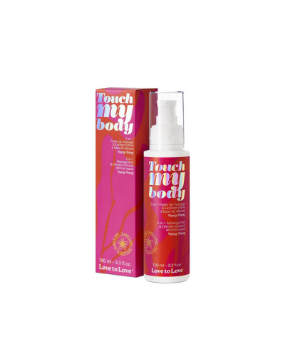 Масажний гель і змазка 2-в-1 Love To Love TOUCH MY BODY Ylang-Ylang (100 мл) зволожуючий - Фото №1