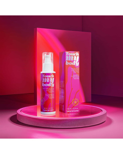 Масажний гель і змазка 2-в-1 Love To Love TOUCH MY BODY Ylang-Ylang (100 мл) зволожуючий - Фото №2