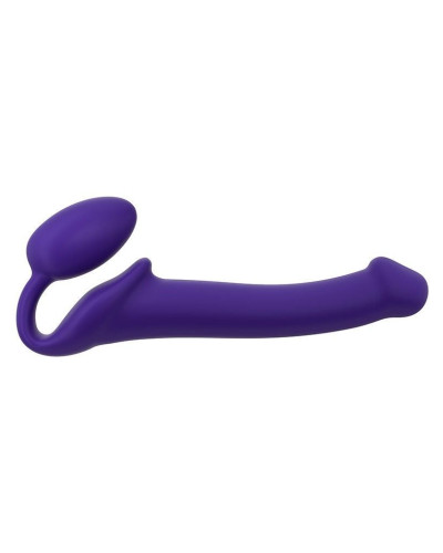 Безремневой страпон Strap-On-Me Violet M, полностью регулируемый, диаметр 3,3см - Фото №1