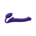 Безремневой страпон Strap-On-Me Violet M, полностью регулируемый, диаметр 3,3см - Фото №1