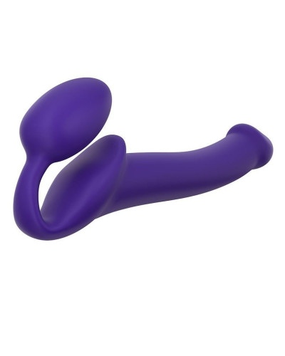 Безремневой страпон Strap-On-Me Violet M, полностью регулируемый, диаметр 3,3см - Фото №2